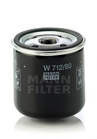 Фільтр масляний двигуна SAAB 9000 2.0-2.3 84-98 (вир-во MANN)  арт. W71280