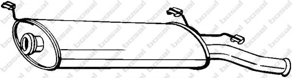 Глушитель задняя часть CITROEN XSARA (00-04) (135-005) BOSAL  арт. 135005