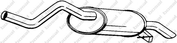 Глушитель задняя часть RENAULT CLIO II 00-05 (200-069) BOSAL  арт. 200069