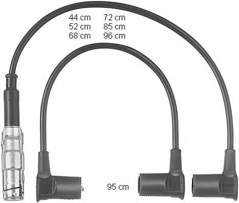 Комплект кабелів високовольтних  арт. CLS250