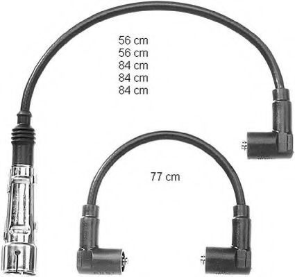 Комплект кабелів високовольтних  арт. CLS108