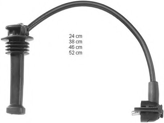 Комплект кабелів високовольтних  арт. CLS111