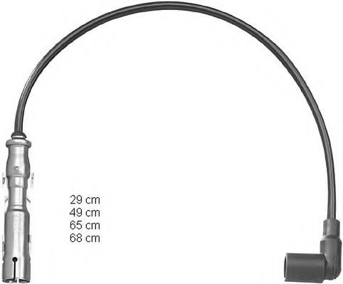 Комплект кабелів високовольтних  арт. CLS048