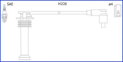 Комплект кабелів високовольтних  арт. 134672