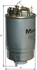 Фильтры топливные Фільтр паливний MANN-FILTER арт. DF327