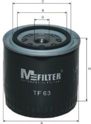 Фильтры масляный Фільтр оливний UFI арт. TF63