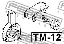 Опора двигуна гумометалева  арт. TM12