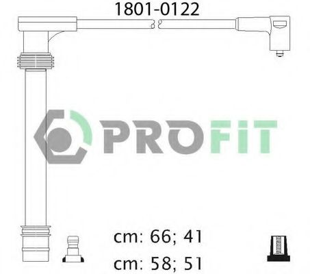 Комплект кабелів високовольтних  арт. 18010122