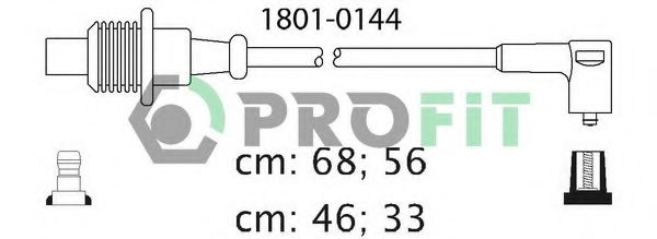 Комплект кабелів високовольтних  арт. 18010144
