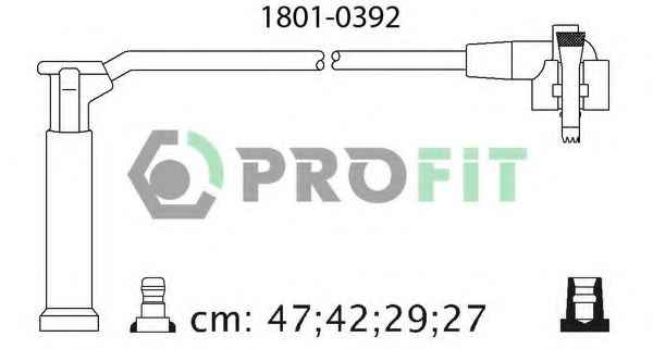 Комплект кабелів високовольтних  арт. 18010392