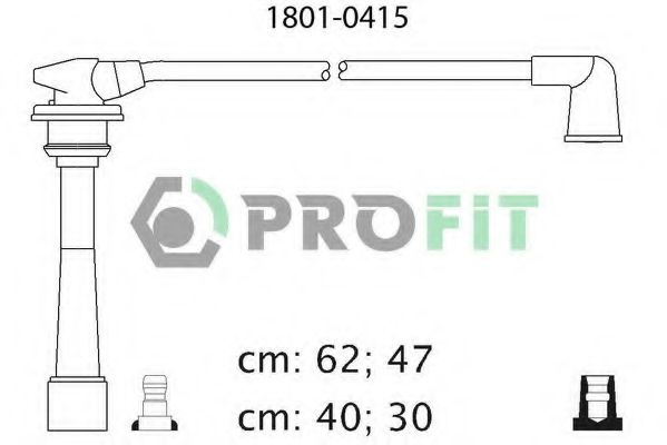 Комплект кабелів високовольтних StartVOLT арт. 18010415