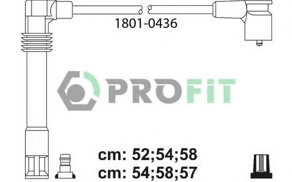 Комплект кабелів високовольтних BOSCH арт. 18010436