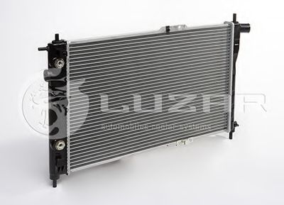 Радиатор охлаждения Нексия автомат (алюм-паяный) Luzar  арт. LRCDWNX94370