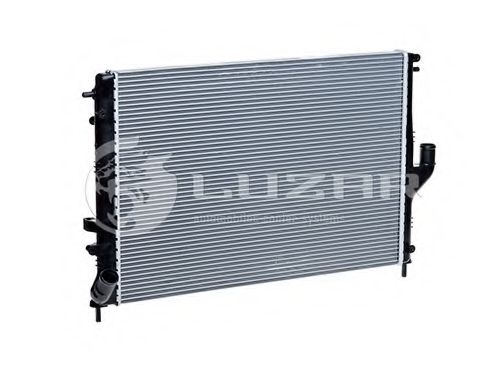 Радиатор охлаждения Logan 1.4,1.6 (08-) / Duster 1.6/2.0 (10-) АКПП (алюм-паян) (LRc 09198) Luzar  арт. LRC09198