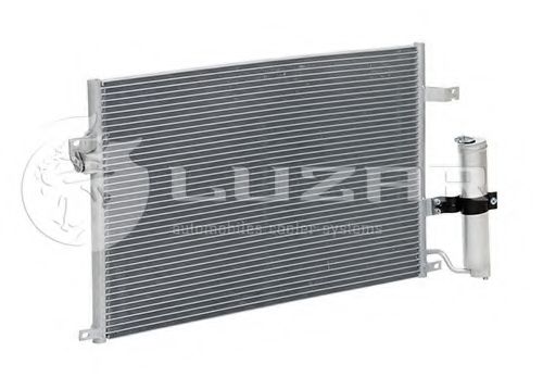 Радиатор кондиционера Лачетти с ресивером Luzar  арт. LRAC0578