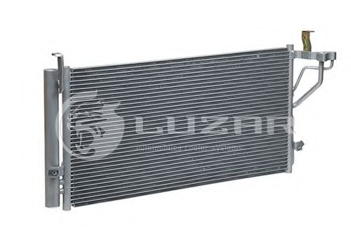 Радиатор кондиционера Sonata 2.0/2.4/2.7 (98-) с ресивером АКПП/МКПП (LRAC 08384) Luzar  арт. LRAC08384