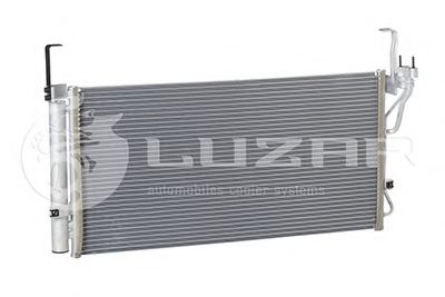Радиатор кондиционера Santa Fe 2.0/2.4/2.7/3.5 (00-) АКПП/МКПП (LRAC 0826) Luzar  арт. LRAC0826