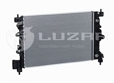 Радиатор охлаждения Авео T300(11-) (L=580) АКПП (б/с конд) (алюм-паяный) Luzar  арт. LRC05196