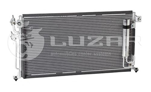Радиатор кондиционера Lancer 1.3/1.6/2.0 (03-) АКПП,МКПП с ресивером (LRAC 1100) Luzar  арт. LRAC1100