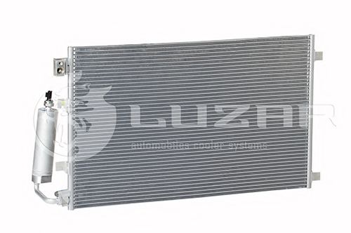 Радиатор кондиционера Qashqai 2.0 (06-) АКПП,МКПП с ресивером (LRAC 1420) Luzar  арт. LRAC1420