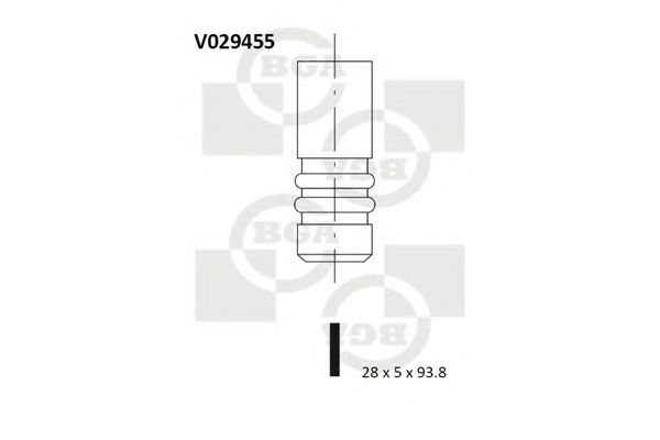 Клапан двигуна  арт. V029455