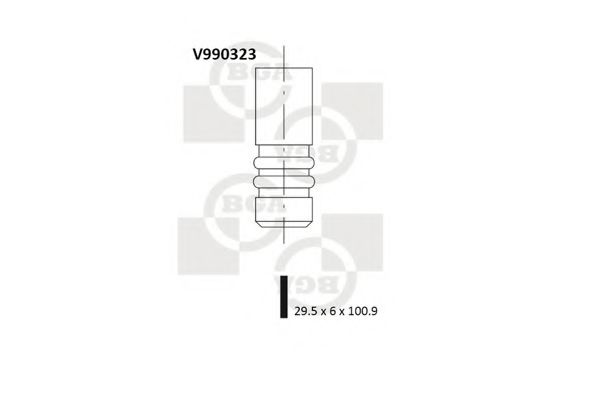 Клапан двигуна FRECCIA арт. V990323
