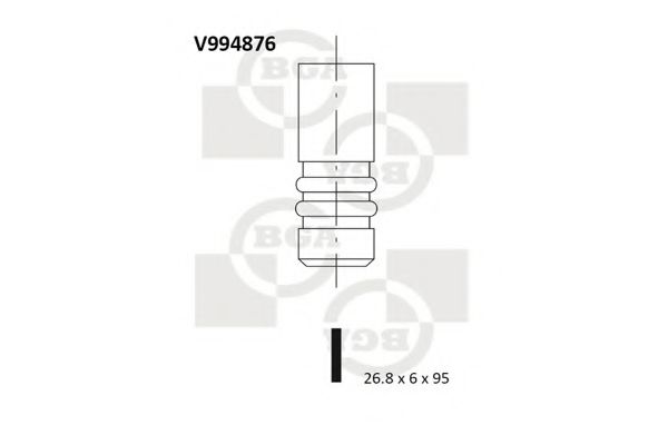 Клапан двигуна FRECCIA арт. V994876