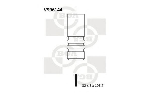 Клапан двигуна  арт. V996144