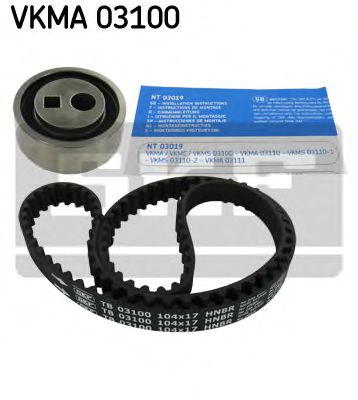 Роликовий модуль натягувача ременя (ролик, ремінь)  арт. VKMA03100