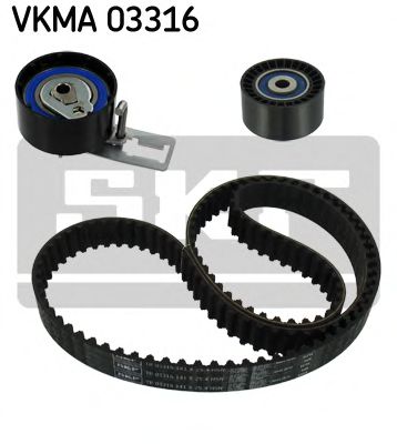 Ремень ГРМ, комплект (ролики + ремень) (VKMA03316) SKF  арт. VKMA03316