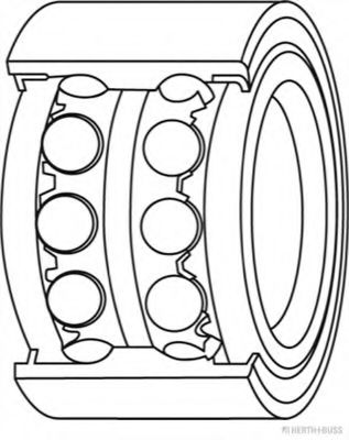 Підшипник маточини колеса передн. HONDA (вир-во Jakoparts)  арт. J4704033