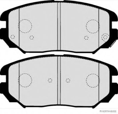 Колодки гальмівні передні дискові HYUNDAI, KIA (вир-во Jakoparts)  арт. J3600544