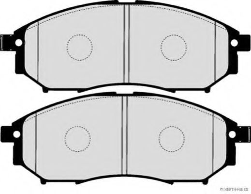Колодки гальмівні Nissan QASHQAI (J10, JJ10) 07; PATHFINDER 05-; NAVARA 05-; MURANO 05- (вир-во Jako  арт. J3601093