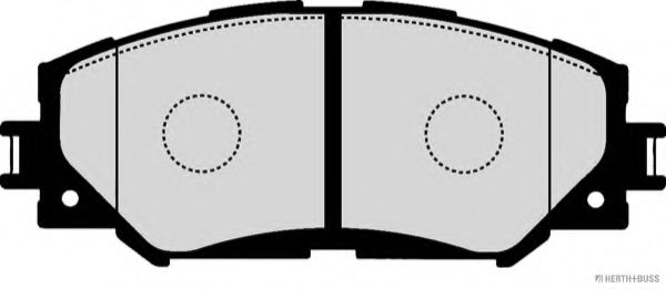 Колодки гальмівні передні LEXUS, TOYOTA (вир-во Jakoparts)  арт. J3602125