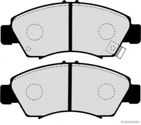 Колодки гальмівні передні дискові HONDA CIVIC, JAZZ, LOGO 02- (вир-во Jakoparts)  арт. J3604034