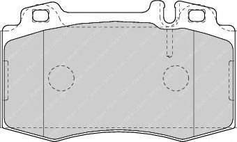 Колодки гальмівні дискові REMSA арт. FDB1426