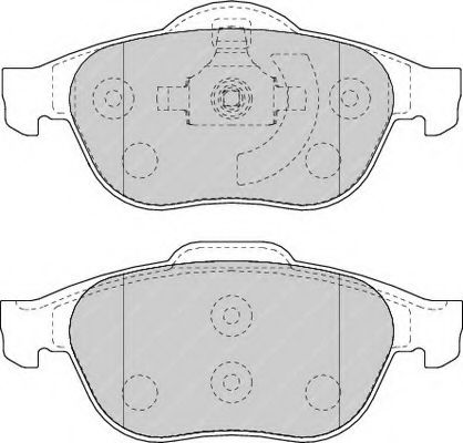 Колодки гальмівні дискові  арт. FDB1541