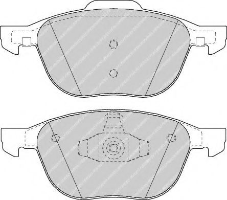 Колодки гальмівні дискові TEXTAR арт. FDB1594