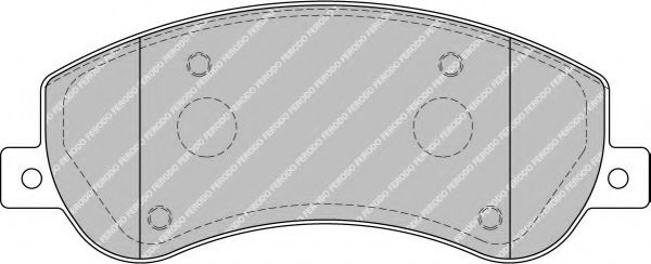 Колодки гальмівні дискові  арт. FVR1928