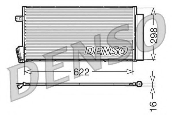 Конденсер кондиціонера  арт. DCN09018