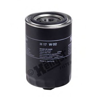 Фильтры масляный Фільтр масляний двигуна (вир-во Hengst) BLUEPRINT арт. H17W02