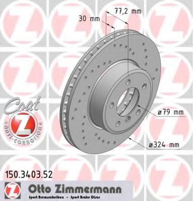 диск гальмівний SPORT Z ABS арт. 150340352